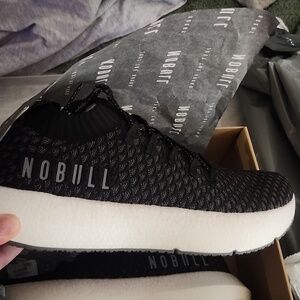 NOBULL Black Drive Knit Men’s Athletic Shoes - Black/White